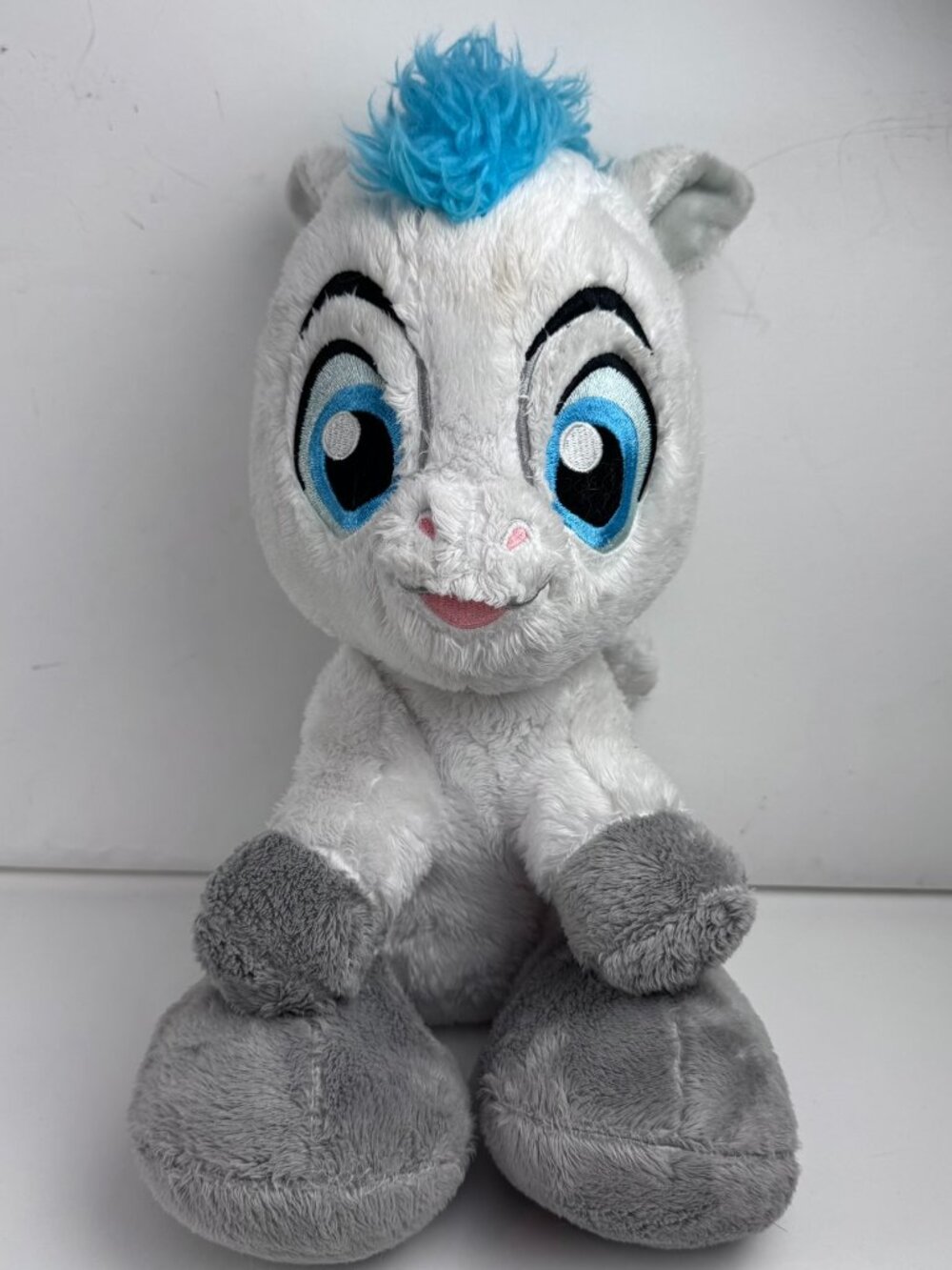 Disney Hercules Baby Pegasus Plush 12" Stuffed Animal Blue Hair Big Eyes Soft
